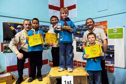 Record turnout for the Pinewood Derby