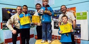 Record turnout for the Pinewood Derby