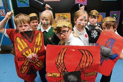 Pupils delve into life of the Romans