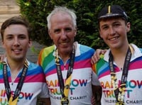 Rainbow puts trust in family of cyclists