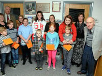 Sports day winners receive prizes