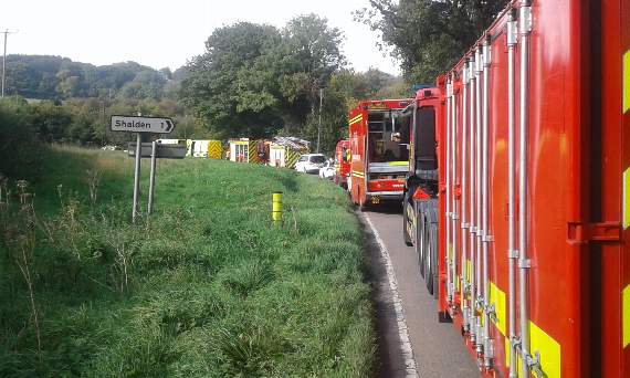 Lorry crash closes A339 liphookherald