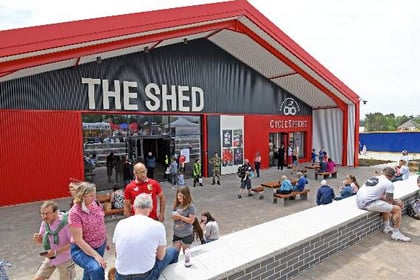 The Shed opens its doors as the town is 'all coming together'