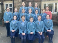 Year 6 pupils at St Ives School in Haslemere celebrate scholarships