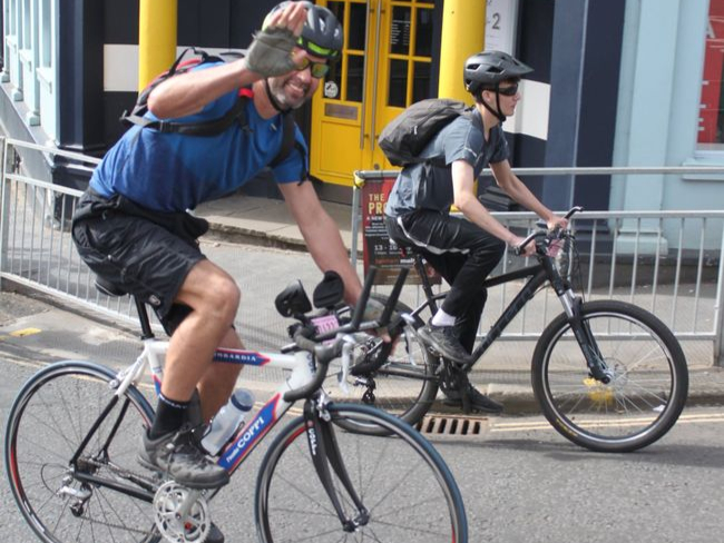 All smiles at the Farnham Charity Bike Ride