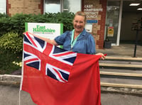 East Hampshire District Council flies Red Ensign for Merchant Navy Day