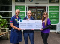 Man from Headley Down does sponsored walk to thank hospital