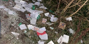 Christmas cards found outside Swan pub in Haslemere