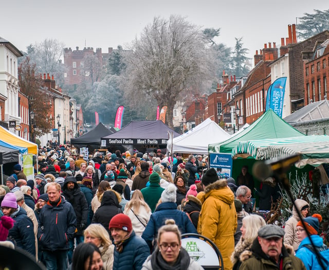 Farnham Christmas Market to welcome a record 200 stalls this December