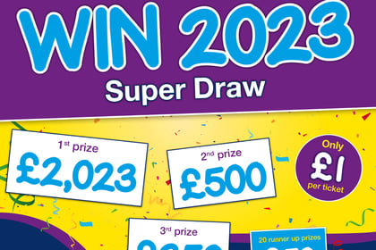 Chance to win £2,023 in Phyllis Tuckwell's Win 2023 Super Draw!