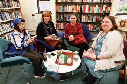 Donation helps to spread warmth at Bordon library