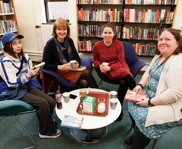 Donation helps to spread warmth at Bordon library