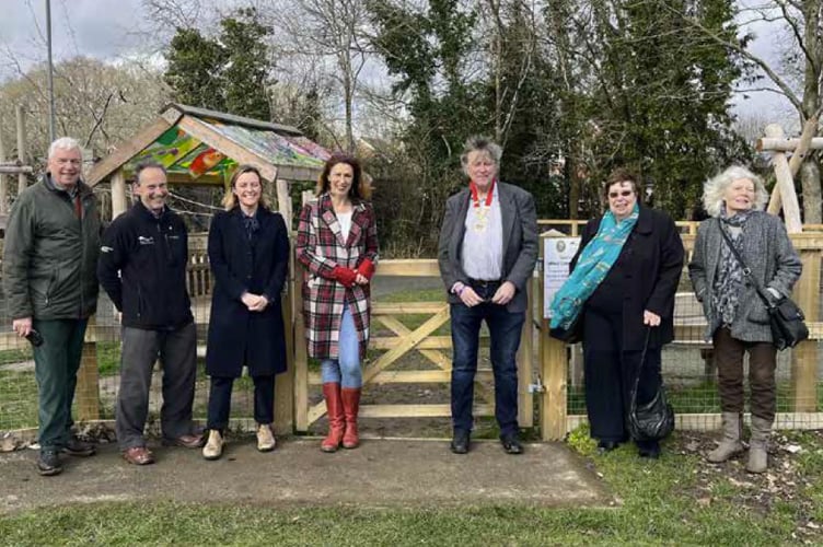 West Liss Recreation Ground playground opening, April 2023.