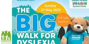 Join the Big Walk for Dyslexia in Farnham Park this Sunday