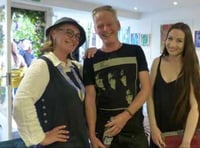 Jezz shows his art at Gallery No.30 in Petersfield