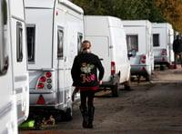 Dozens of Traveller caravans in East Hampshire