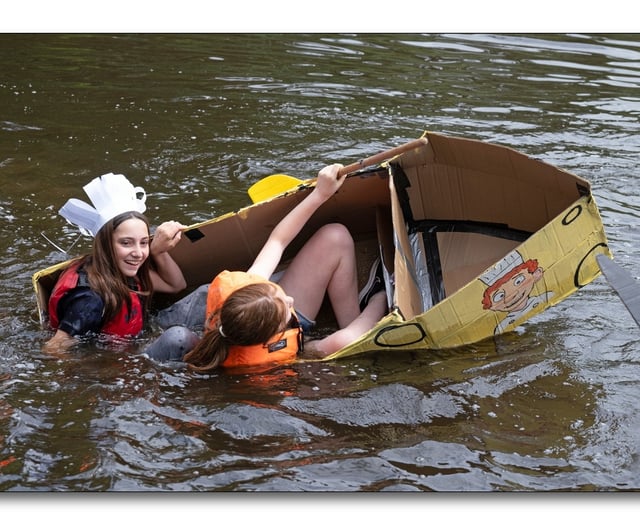 Mayday! Sinkings and big smiles as Elstead Paperboat Race returns