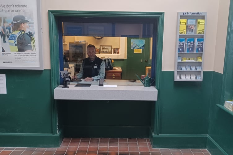 Alton Station ticket office is one of 190 set to be closed across the South Western Railway network