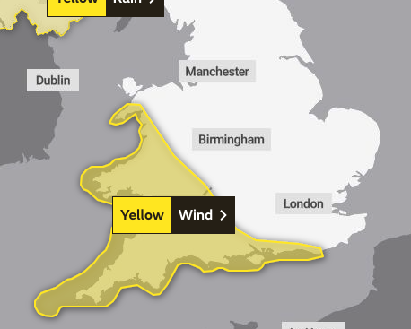 Storm Antoni to lash Hampshire with strong winds and rain over weekend