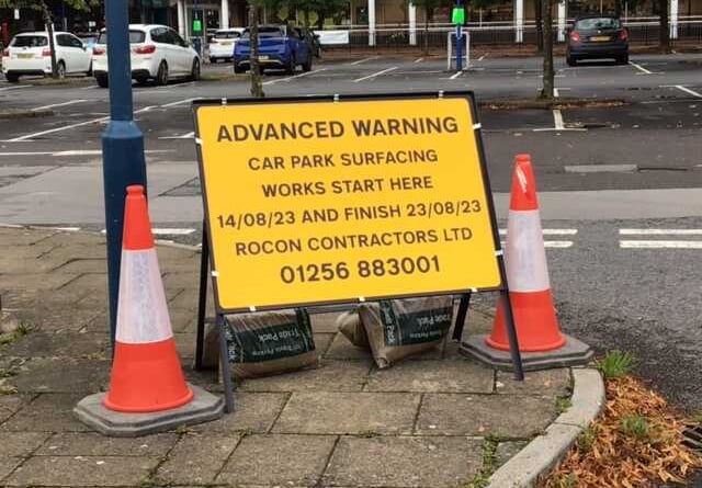 Central Car Park sign