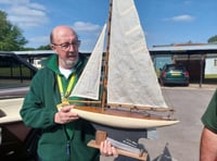 Model yacht built by German POWs among recent repair cafe successes