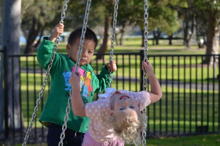 Stock image of children 