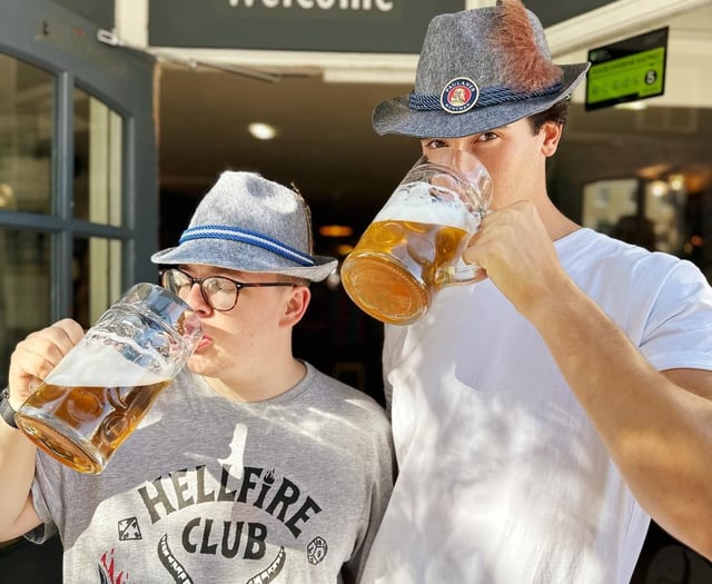 Oktoberfest event at Petersfield pub