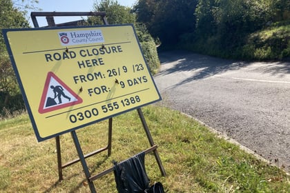 Road linking Greatham and Liss Forest to close