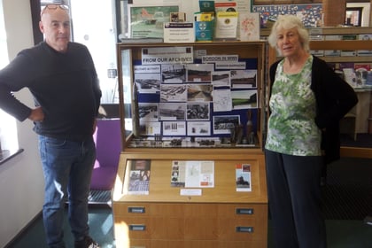 New library display reveals relics of Bordon in the Second World War