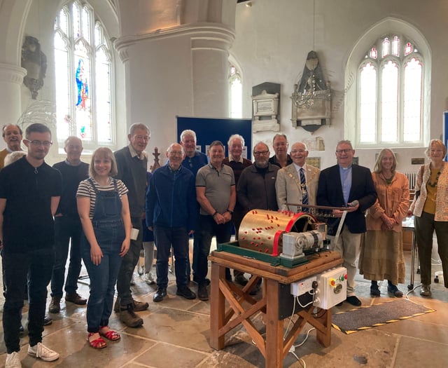 Church’s ‘carillon’ chime machine brought back to life by Men in Sheds