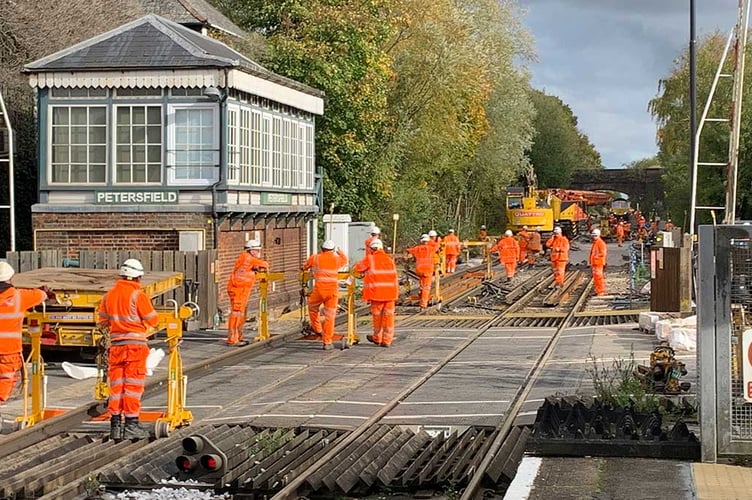 Petersfield Crossing work