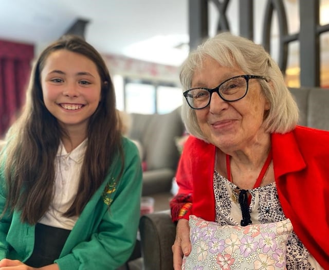 Age just a number for new friends from Liphook school and care home