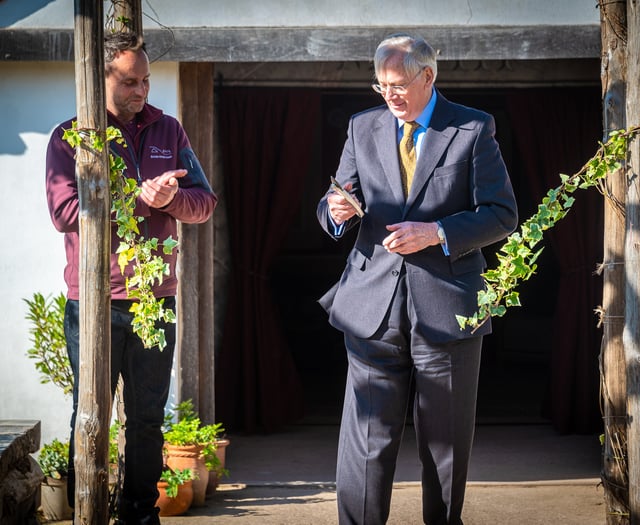 Royal opening for Roman garden and mosaic at Butser Ancient Farm