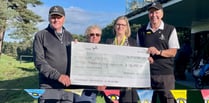 Blackmoor Golf Club hands over £16,000 cheque to sight loss charity