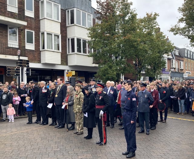 VIDEO: Last Post sounded in Petersfield on Remembrance Sunday service