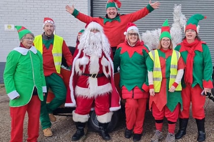 Santa's Sleigh begins tour of Petersfield today with Round Table help