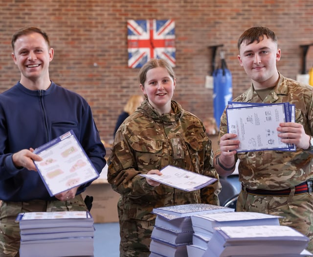 Christmas boxes for Odiham children with parents serving overseas