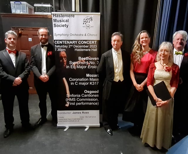 Review: Haslemere Musical Society centenary concert, Haslemere Hall