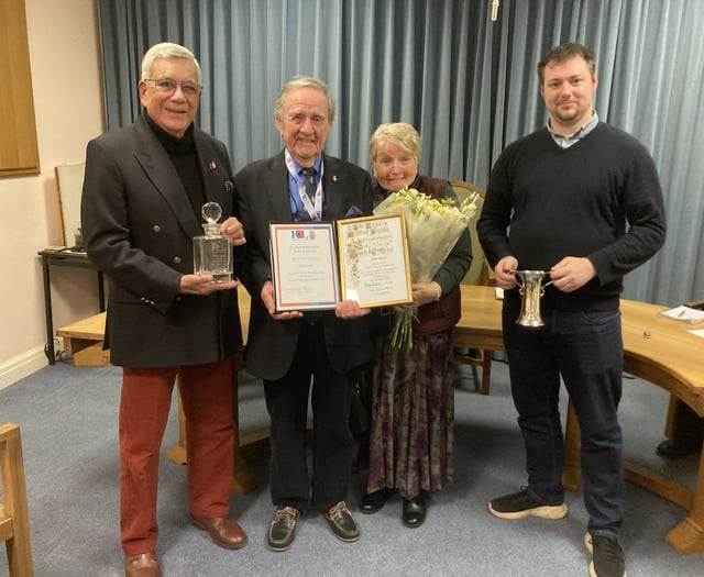 WATCH: Surprise ceremony for retiring Petersfield RBL branch chairman