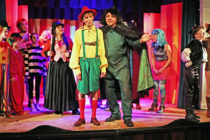 VIDEO: Churt's 2024 panto Pinocchio is a riot of colour and laughter!