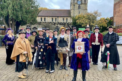 Petersfield's town crier has a personal milestone to shout about