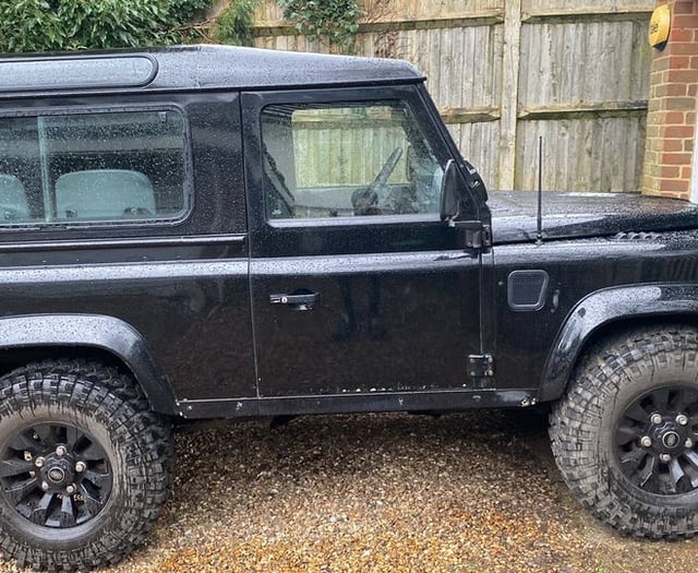 Appeal after 20-year-old Land Rover stolen from car park