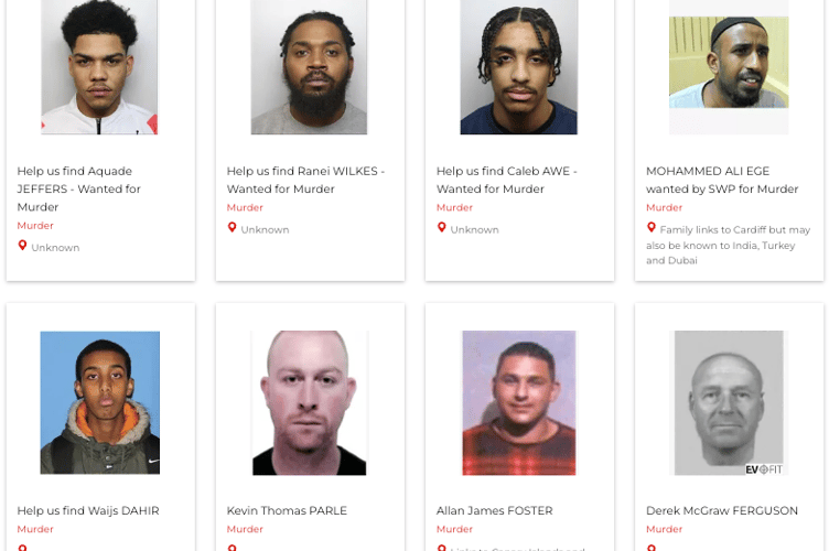 Crimestoppers has uploaded a gallery of Hampshire's Most Wanted to its website https://crimestoppers-uk.org/give-information/most-wanted