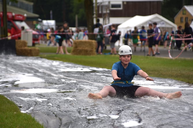 Thousands of Scouts and Guides descend on Ardingly in West Sussex for the 40th Scoutabout