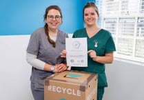 Vets win prizes as practice awarded green accolade