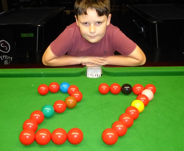 Liss cueist wins junior snooker league