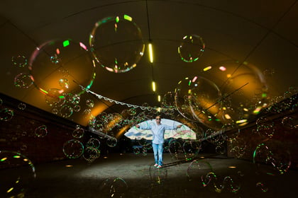 International bubbleologist hopes to create a bubble of excitement 