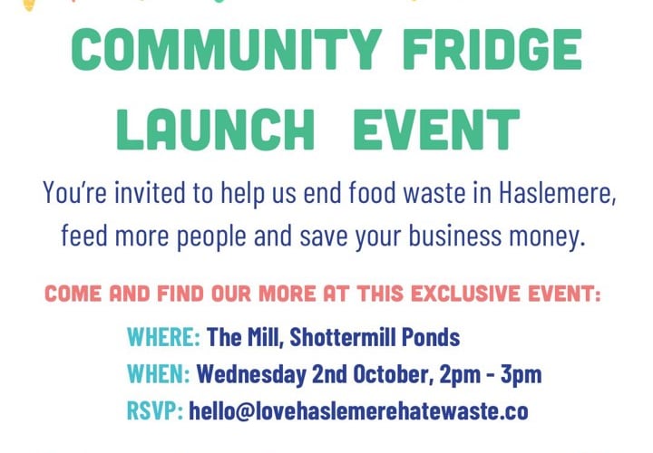 Community Fridge Launch event