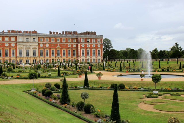 Hampton Court Palace - the Privy Garden PIC by Martin Tester 