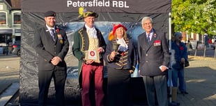 Petersfield Poppy Appeal launched in the square